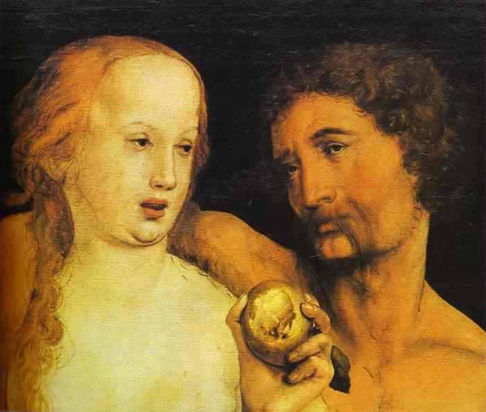 Hans holbein the younger Adam and Eve
